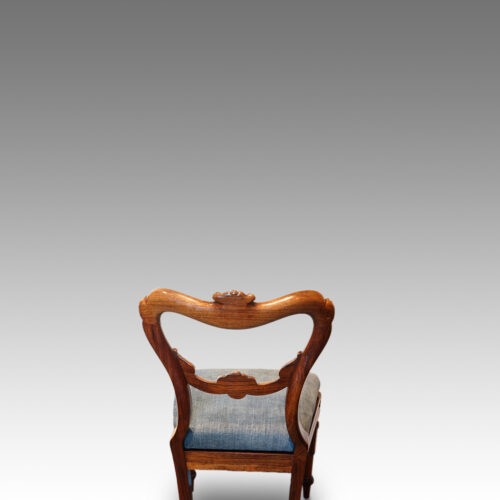 Antique dining chair rear view