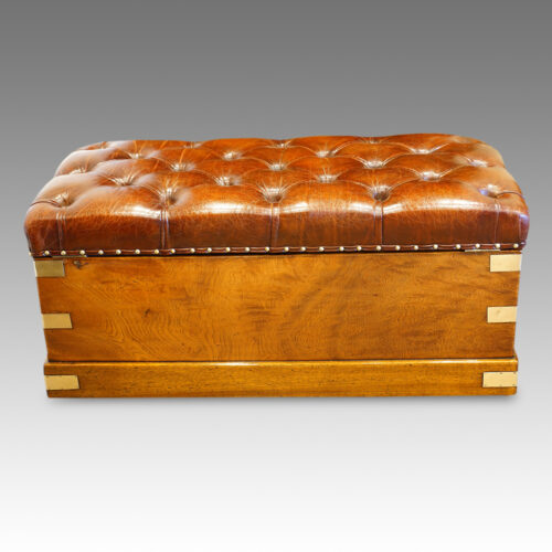 Antique ottoman rear