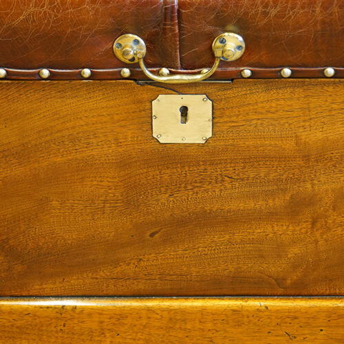 Victorian campaign chest lifting handle