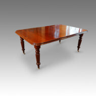 Victorian mahogany extending dining table