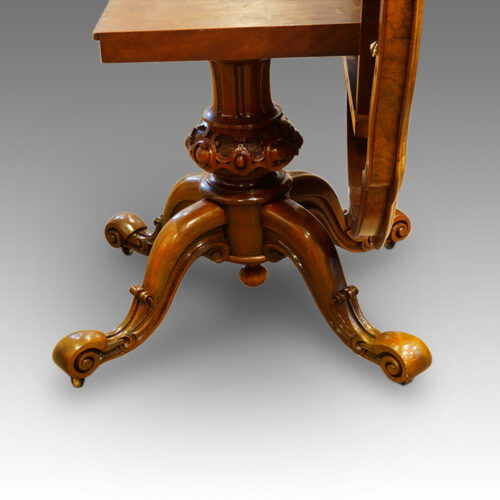 Antique Victorian dining room table