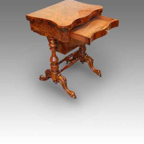 Victorian sewing table