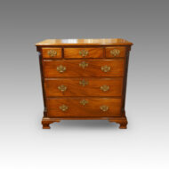 George III mahogany North Country chest