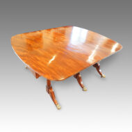 Regency dining table closed