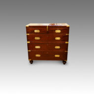Antique Georgian mahogany military chest