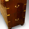 Brass carrying handles on Military chest