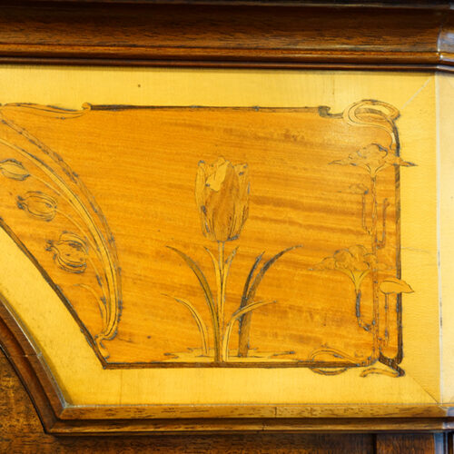 Art Nouveau tulip inlay