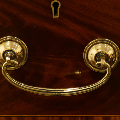 Edwardian brass loophandle