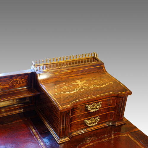 Edwardian inlaid desk