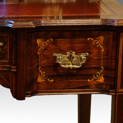 Edwardian desk with inlay