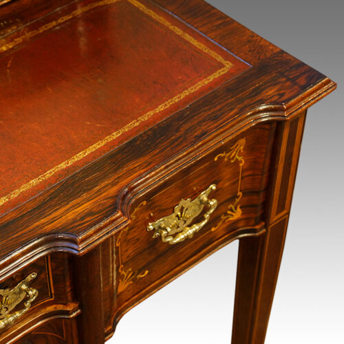 Antique inlaid writing table