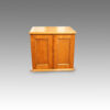 Edwardian oak collectors cabinet