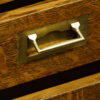 Inset flush handle