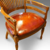 Edwardian oak chair for a desk