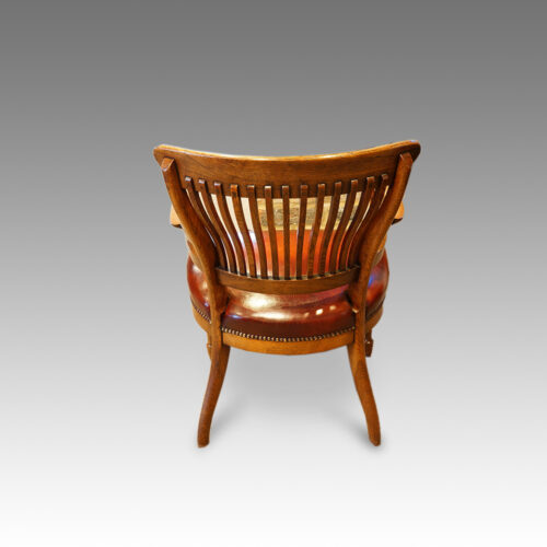 Antique desk chair rear