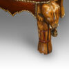 Leather coffee table