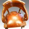 View of leather seat