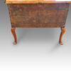 Backboards of antique walnut lowboy