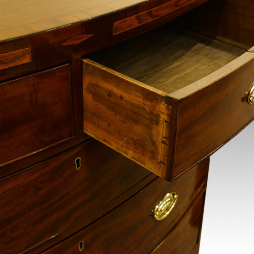 Antique mahogany chest