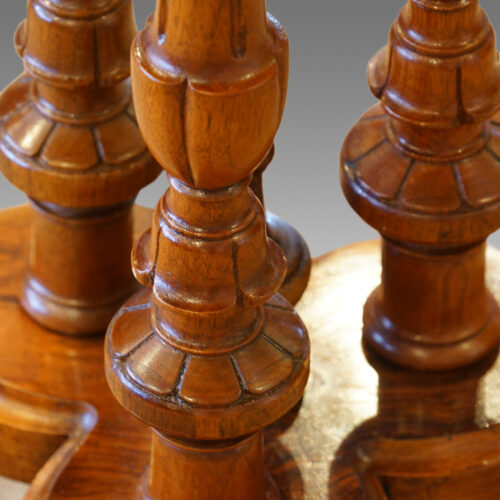 Victorian walnut turned column