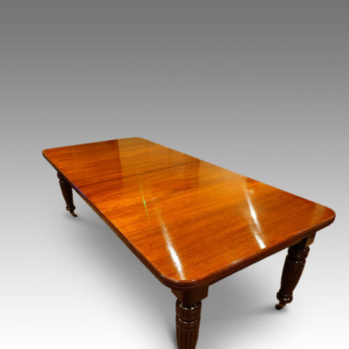 Victorian mahogany extending dining table 1880's