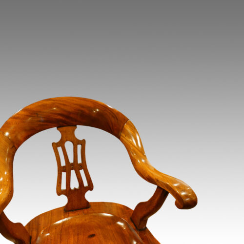 Mahogany office desk chair