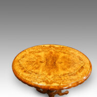 Victorian walnut tripod table