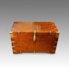 Antique teak military chest