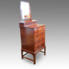 Edwardian mahogany gentlemans dressing chest side detail