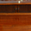 Edwardian mahogany gentlemans dressing chest tambour closed