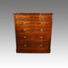 Large Victorian mahogany chest of drawers