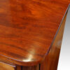 Large Victorian mahogany chest of drawers round corners