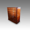 Large Victorian mahogany chest of drawers side view