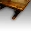 Large oak refectory dining table top thickness