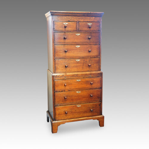 Oak tallboy chest 1920