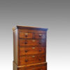 1920's oak tallboy top section