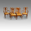 Set of 8 mahogany Victorian, George I style dining chairs