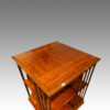 Victorian mahogany revolving bookcase top