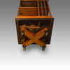 Victorian mahogany revolving bookcase underneath view
