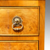Walnut 1920's tallboy chest brass handle