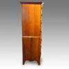 Walnut 1920's tallboy chest side view