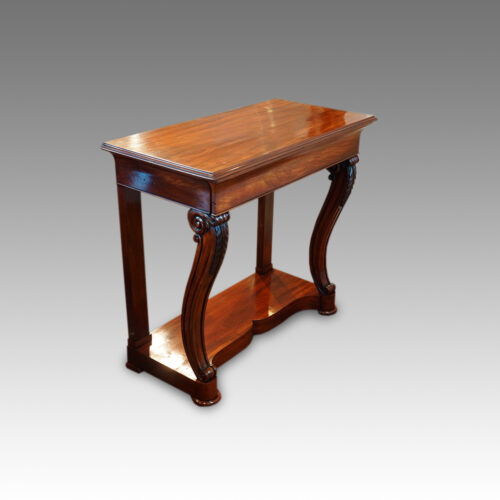 William IV mahogany console table