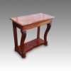 William IV mahogany console table detail