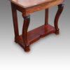 William IV mahogany console table side view