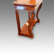 William IV mahogany console table side