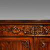William IV rosewood carved drawer fronts