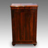 William IV rosewood small one door side cabinet front view