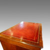 Early Victorian mahogany partners desk hand dyed leather