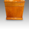 Edwardian Maple & co walnut pedestal desk end view