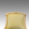 French decorated salon chair back